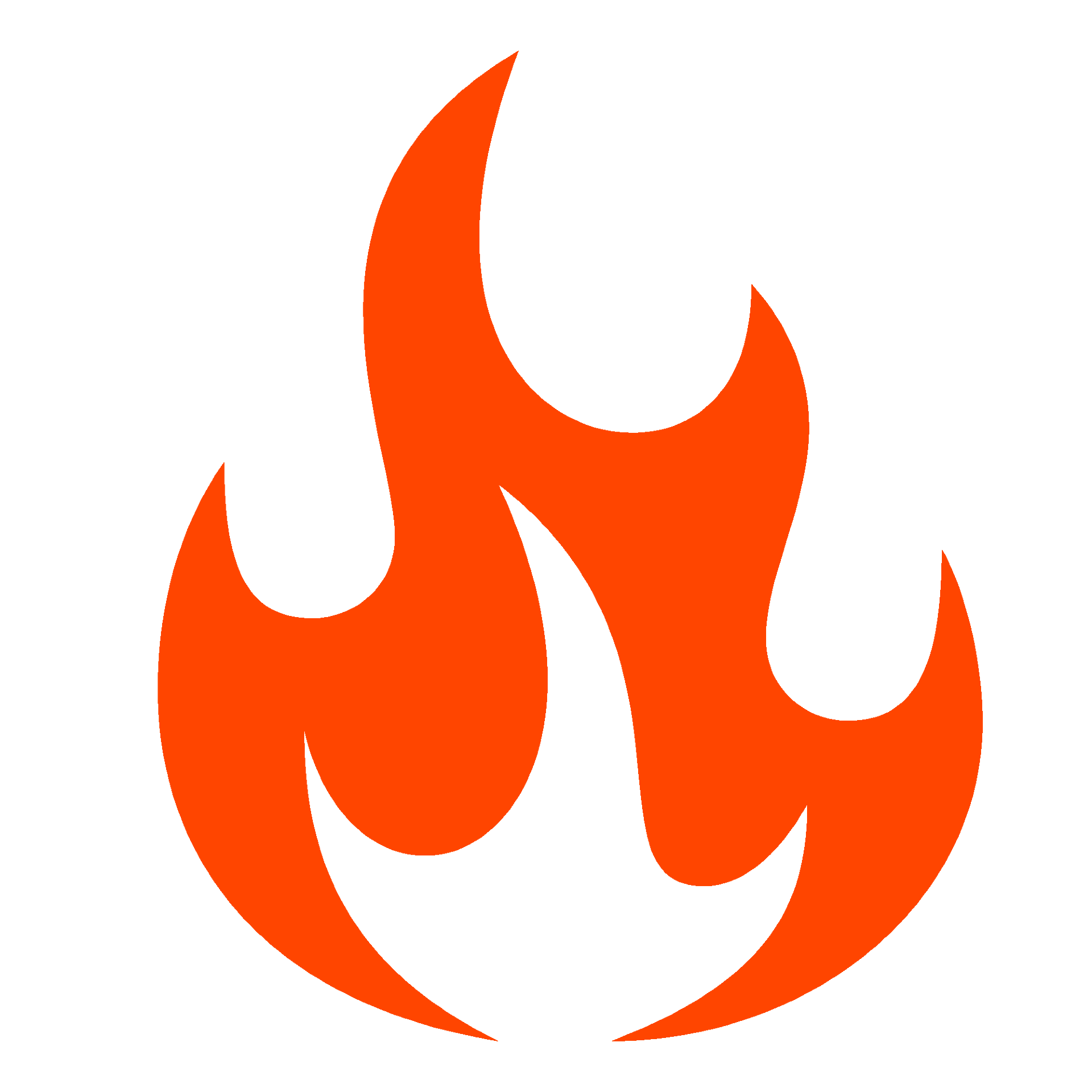 The Burn flame logo